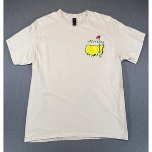 Masters Tournament Augusta National Golf T-Shirt Gildan Heavy Cotton Large